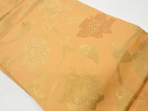 リサイクル　花唐草模様織出し名古屋帯